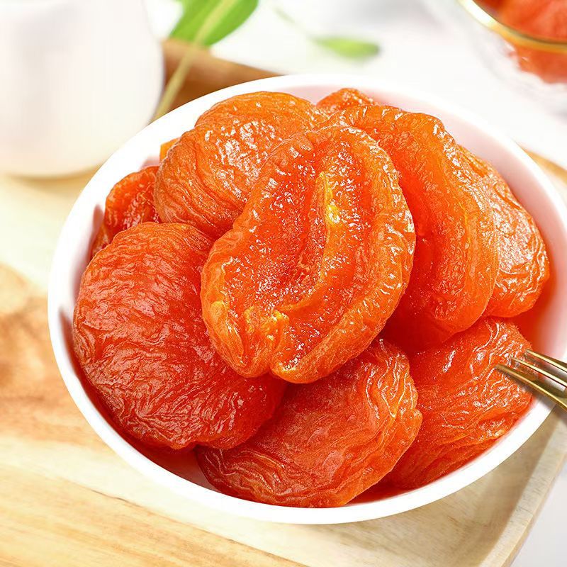 On behalf of the non-nuclear red apricot dried apricot meat new bags 500g dried apricot dried soft glutinous sweet and sour fruit snacks dried apricot