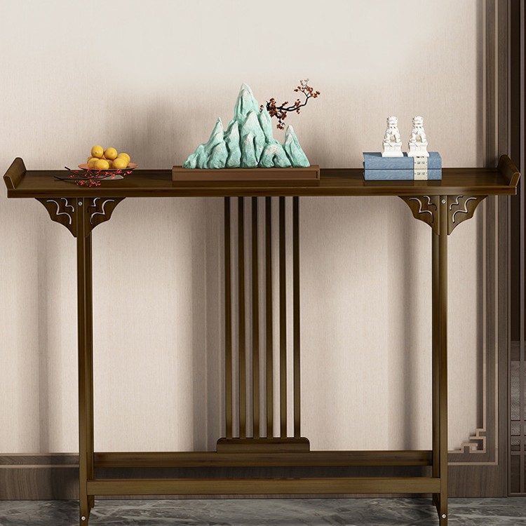 Hallway Table Chinese-style Wall-side Table New Chinese-style Archaic Case Table Engagement Props Table Entrance Table Wedding Long Table
