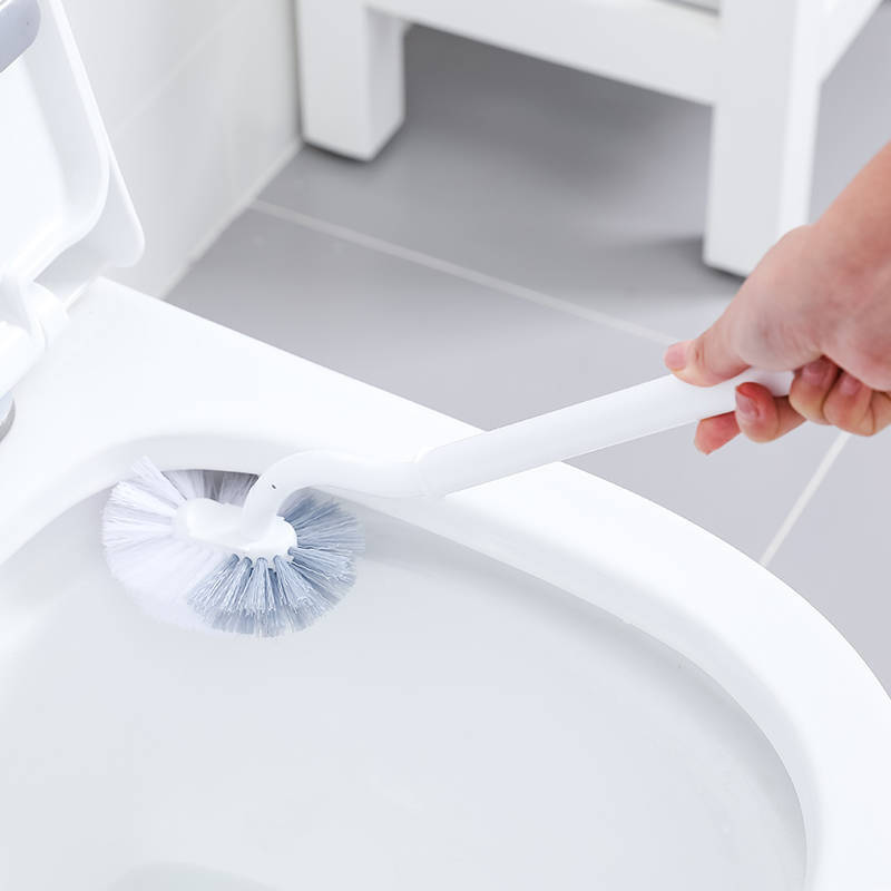 Japanese Wall-mounted Type S-type Toilet Brush Toilet No Dead Angle Cleaning Toilet Cleaning Brush Household Toilet Brush Soft Hair