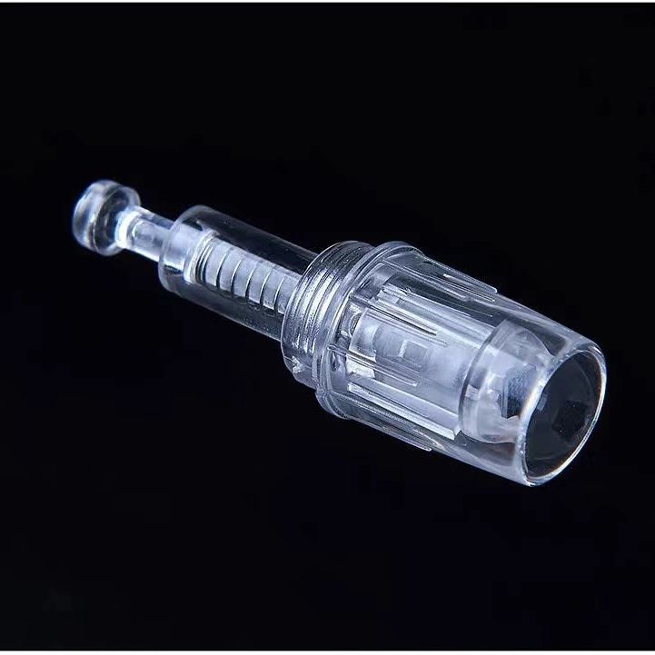 Nanocrystalline electric microneedle needle round crystal square Nano screw 4cm silicon crystal skin management beauty essence introduction