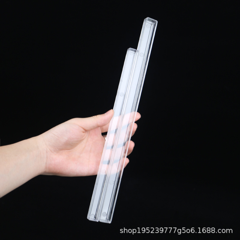 Brand ruler factory direct mini mahjong push brand acrylic transparent ruler sparrow brand travel portable row ruler