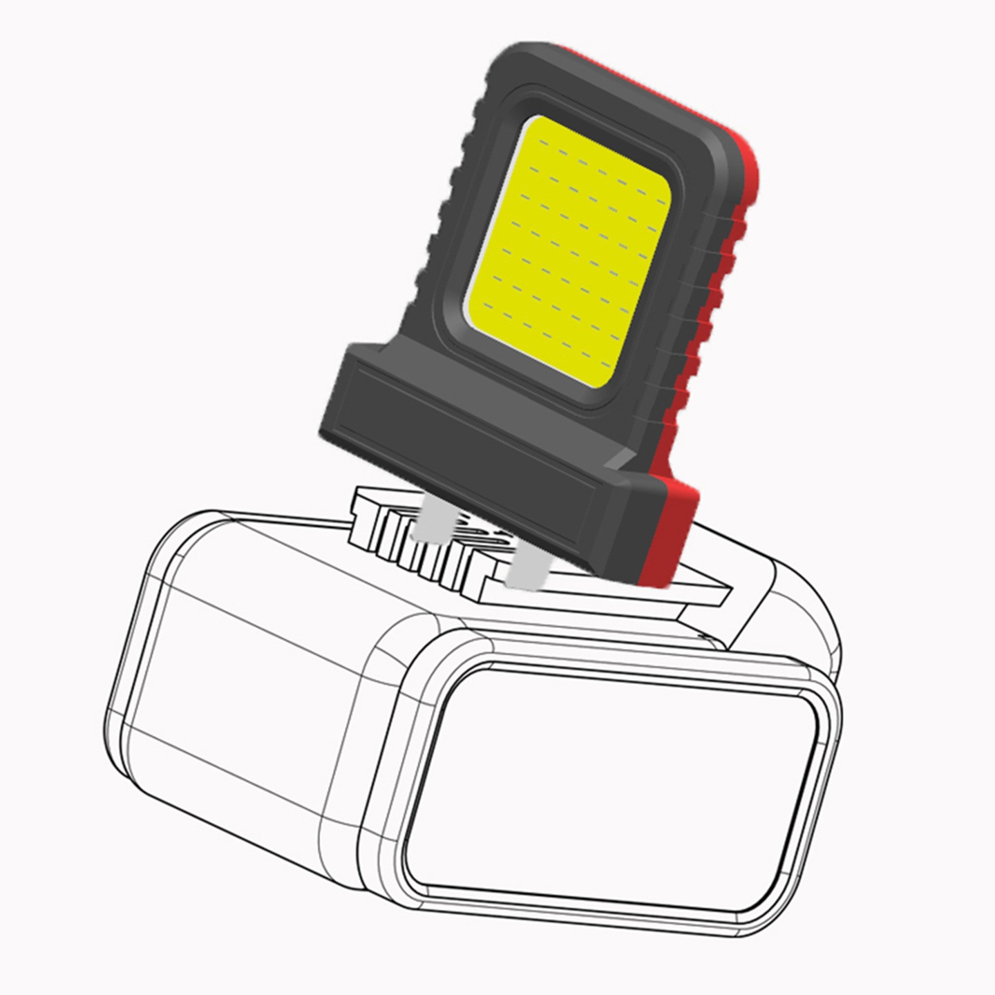 Power Tool Battery Lighting Work Light Led Suitable for a Variety of 21V Universal Interface Cob Floodlight