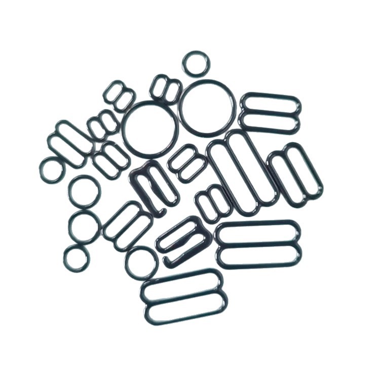 Meifen alloy nylon coated plastic underwear buckle metal non-magnetic bra accessories sling adjustment buckle 089 shoulder buckle