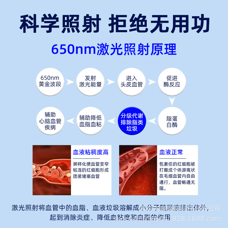 Jg05A Taiyang Semiconductor Laser Therapy Device Cardiovascular and Cerebrovascular Disease Reduces Blood Viscosity, Hyperlipidemia and Rhinitis