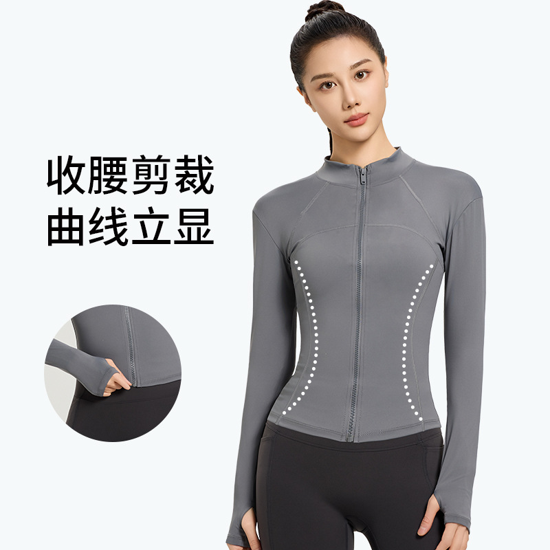 Куртка для йоги Lulu, топ для бега, защитная от солнца, тонкая, спортивная одежда для женщин, повседневная универсальная