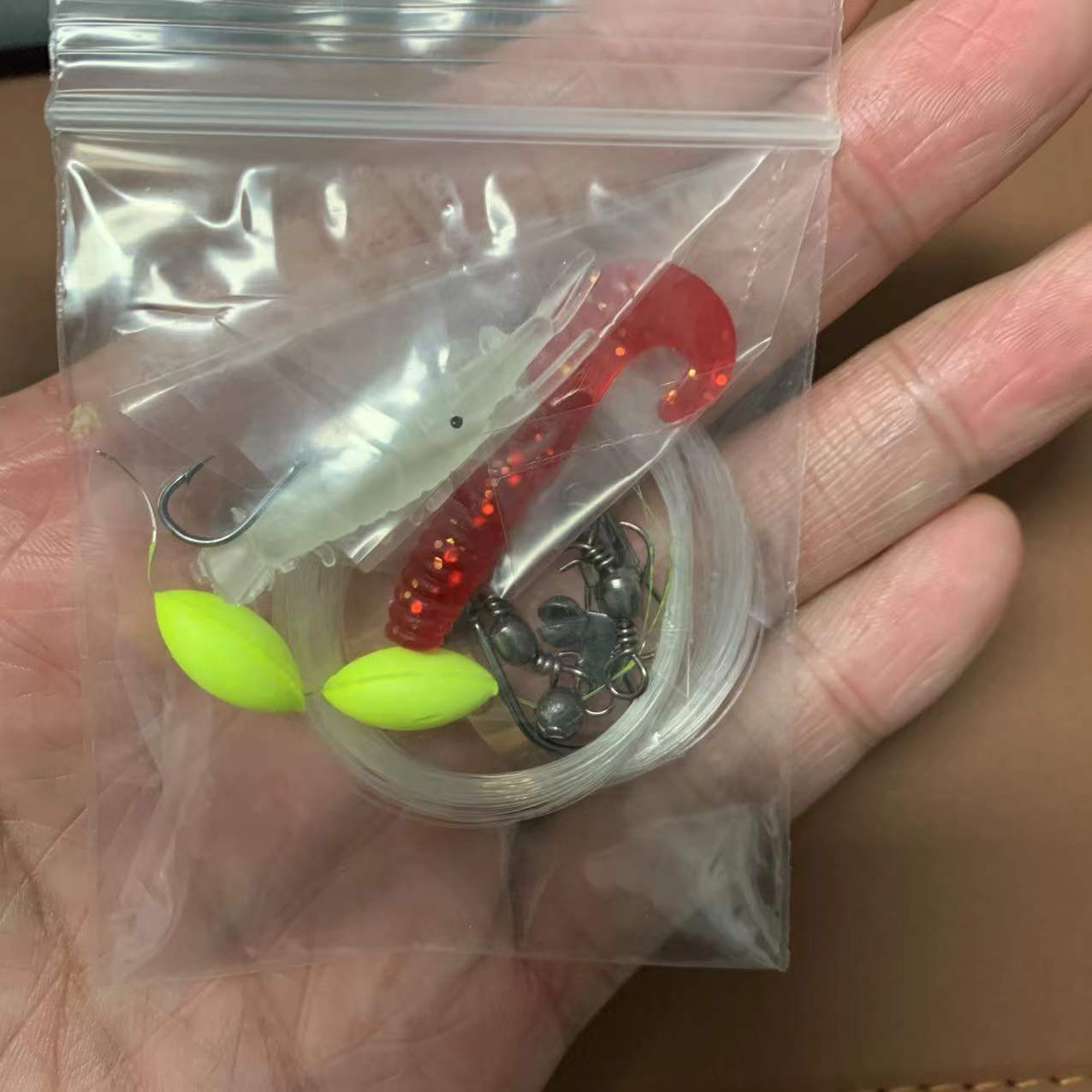 Cross-border outdoor supplies survival tools accessories fishing accessories suit wild survival fishing gear bag fishing line Kit