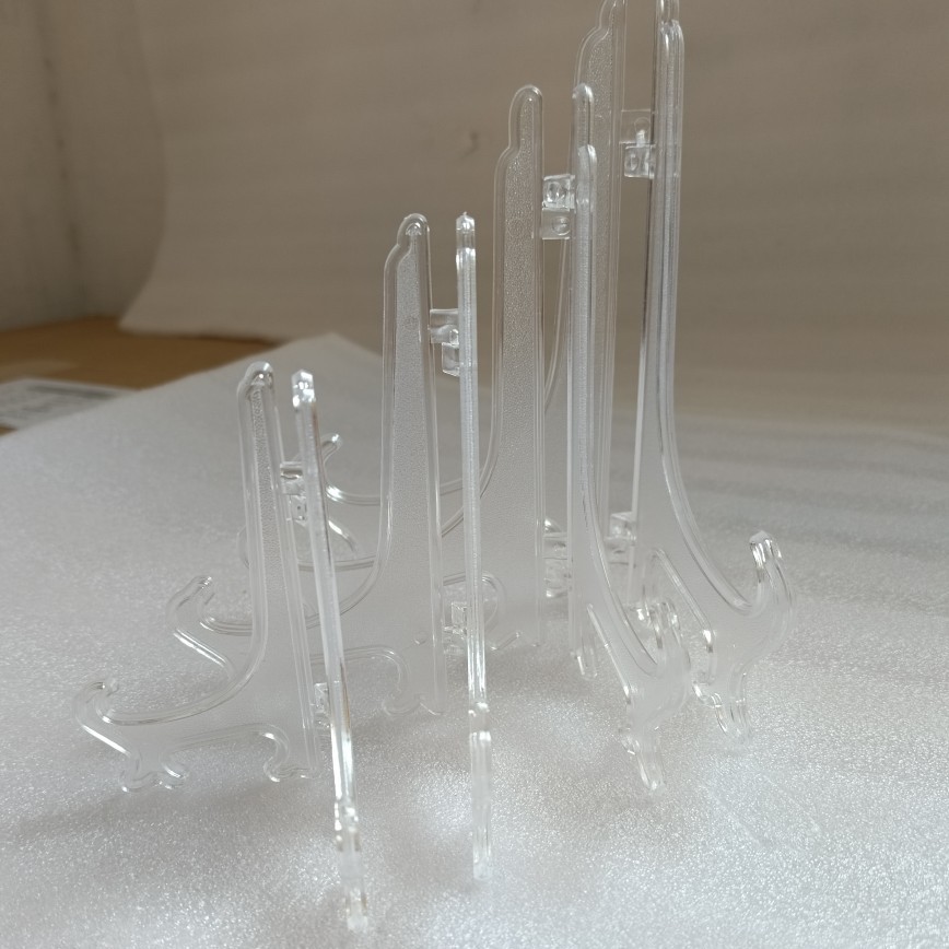 Factory direct plastic tray rack disc bracket transparent display stand pendulum stand photo frame bracket pendulum base
