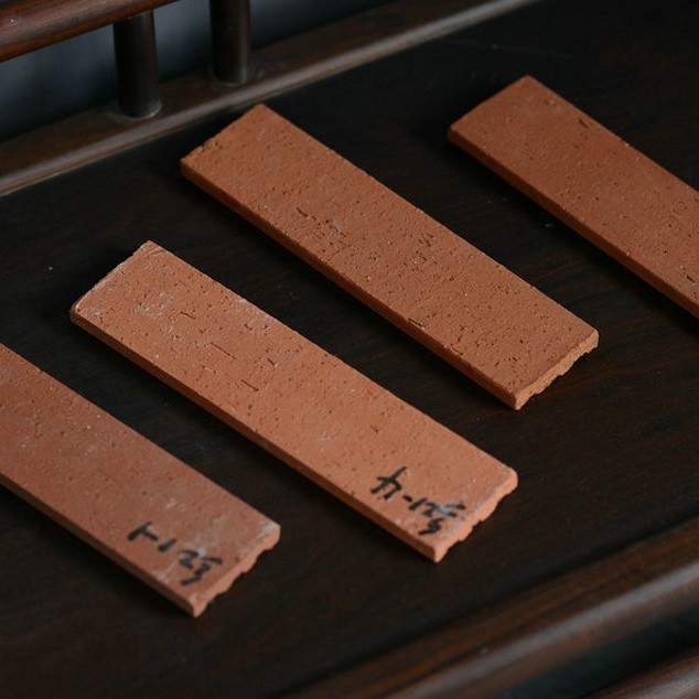 Manufacturers produce Yixing Red Clay split brick antique exterior wall brick villa exterior wall brick 60*240 cultural brick