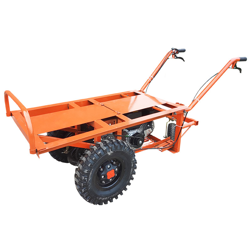 Agricultural Transport Vehicle Gasoline Engine Three-Wheeled Trolley Diesel Two-Wheeled Flatbed Truck Construction Site Truck Electric Chicken Bus