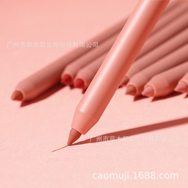 Neutral logo-free small batch printing spot bean paste color thin lip liner source manufacturers cross-border e-commerce Amazon