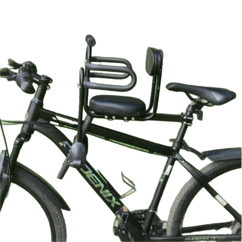 Bicycle Mountain Bike Child Seat Front Universal Folding Bike Curved Beam Bike Baby Child Baby Safety Seat