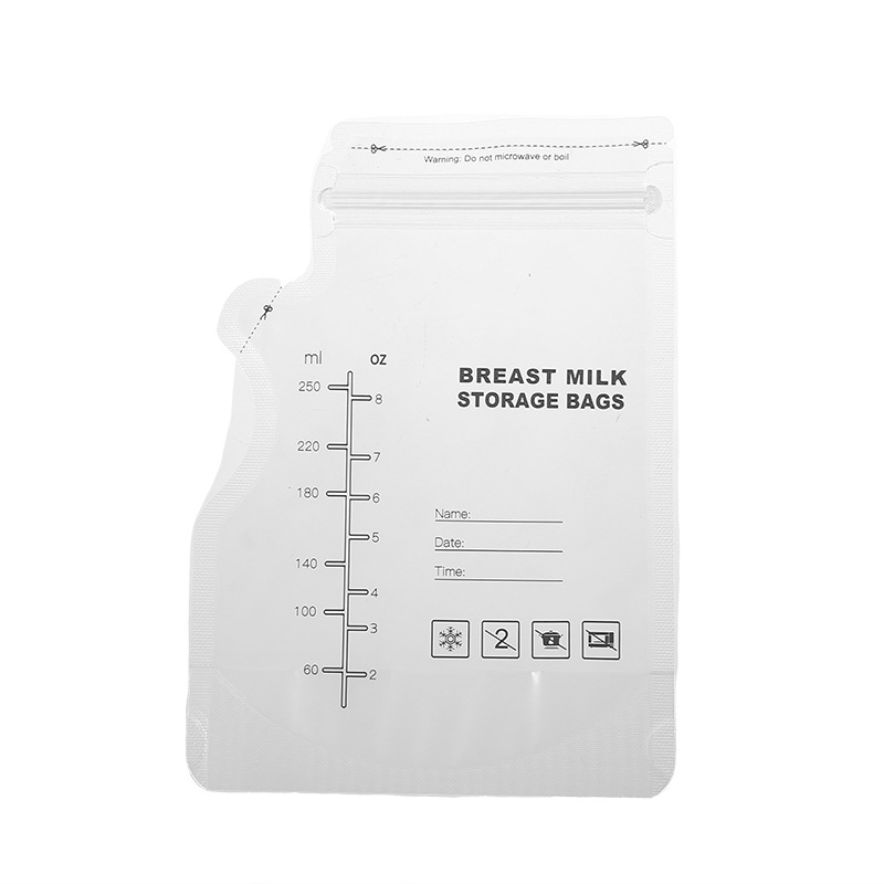 Cartoon Milk Storage Bag Breast Milk Preservation Bag 30 Pieces Disposable Small Capacity Milk Storage Bag Freezing Bag Storage Bag Multi-Capacity