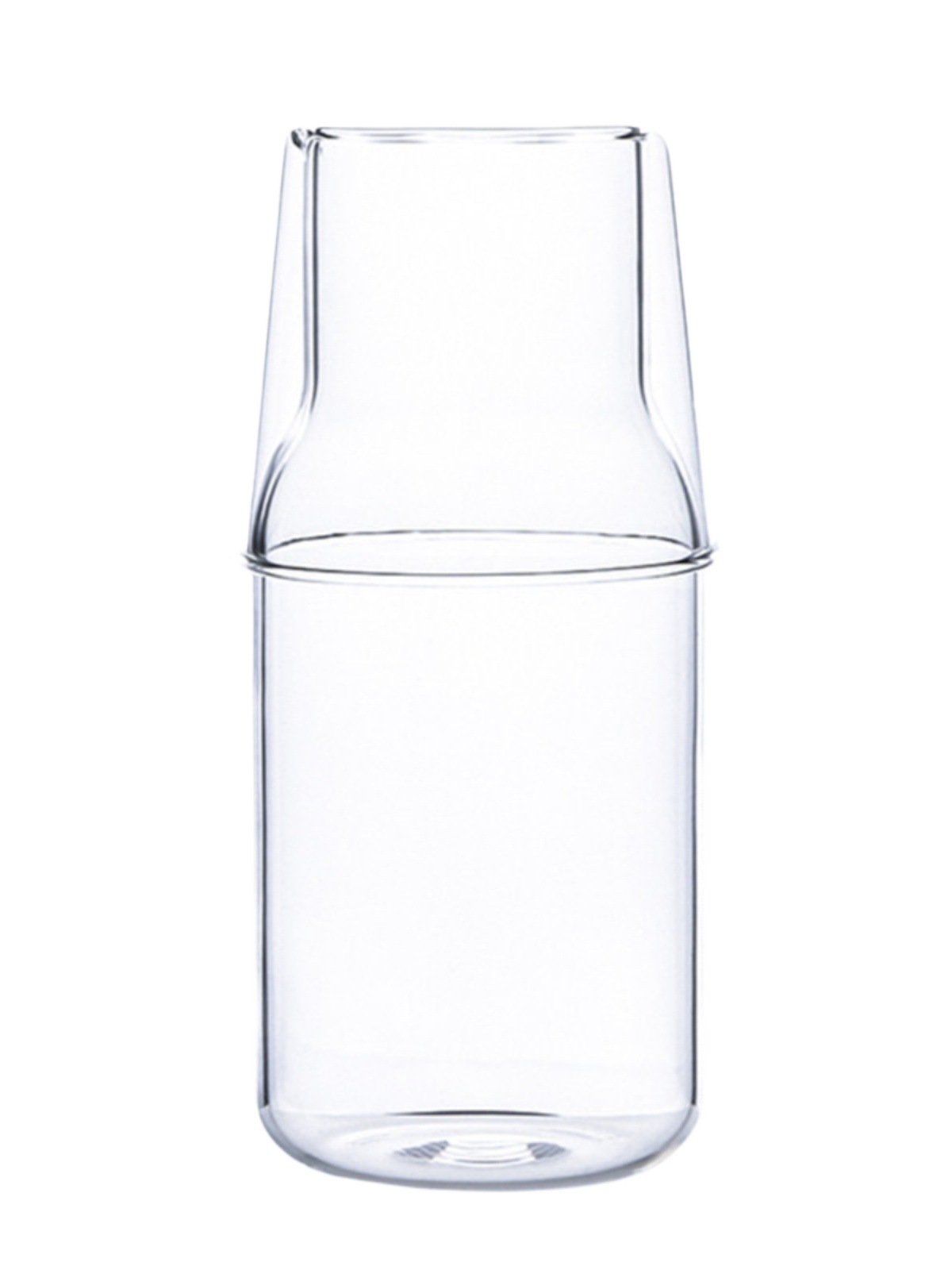 玻璃凉水壶 高硼硅玻璃家用大容量一杯一壶分体冷水壶果汁扎啤壶