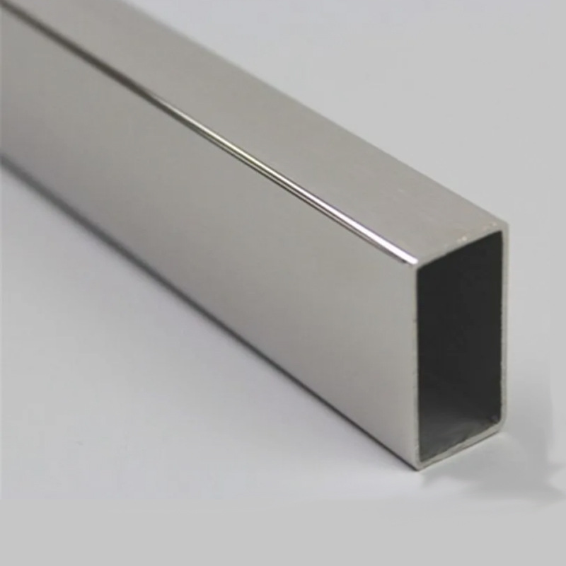 304 stainless steel flat tube GB thin wall industrial building stainless steel square tube 201 wire drawing stainless steel pipe