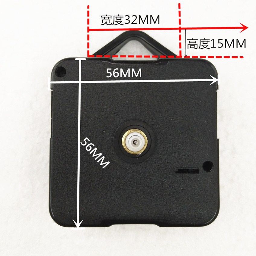 5168S Hook Sweep Second Core DIY Wall Clock with Plastic Hook Clock Movement Accessories Quartz Clock Movement