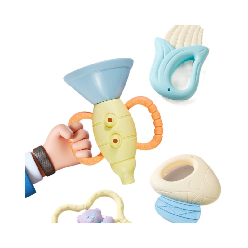 [Cross-border direct sales] multifunctional infant boiled rattle toy newborn baby 0-6-12 months
