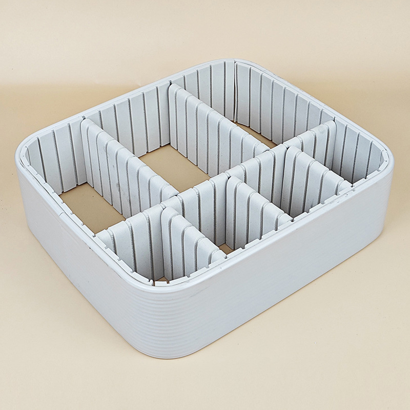 Abs Honeycomb Frame Off-White Cosmetic Luggage Frame Frame Adjustable Bubble Wrap Partition Partition Inner Frame Eva Mesh Partition