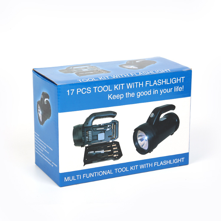 Amazon e-commerce outdoor home working lighting flashlight tool set portable lamp hardware tool set