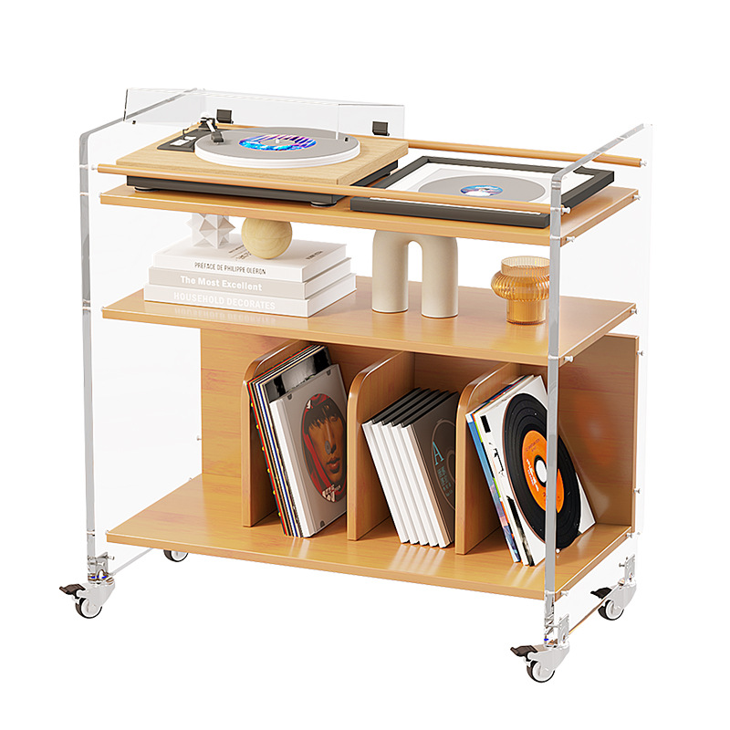 Small tea cabinet side cabinet mobile tea cabinet living room sofa side several multi-functional trolley with wheels tea car storage rack