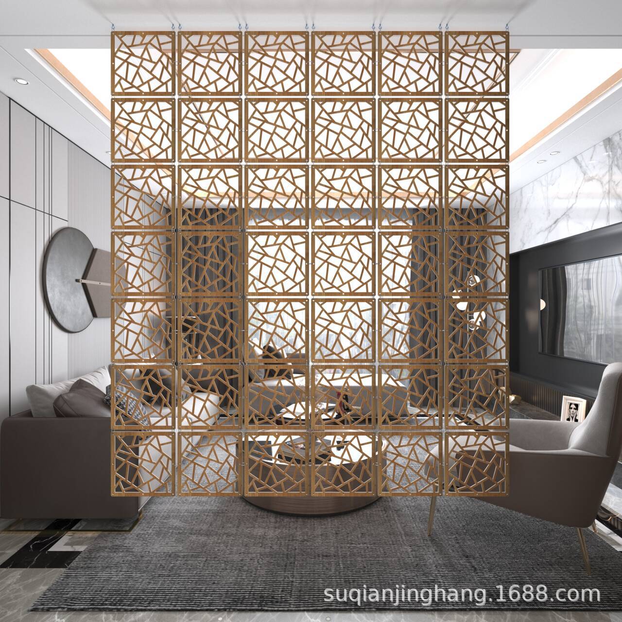 Простая современная висячая перегородка для гостиной, для салонов красоты, водонепроницаемая