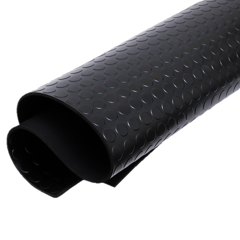 Black Dot Rubber Mat Dot Non-slip Rubber Mat Waterproof, Oil-resistant and Wear-resistant Insulation Rubber Board Distribution Room Floor Mat