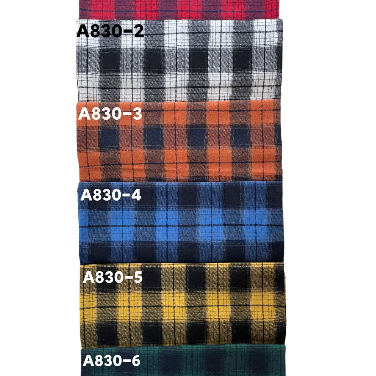 21 TC polyester cotton yarn-dyed plaid brushed plaid shirt fabric flannel spring and autumn