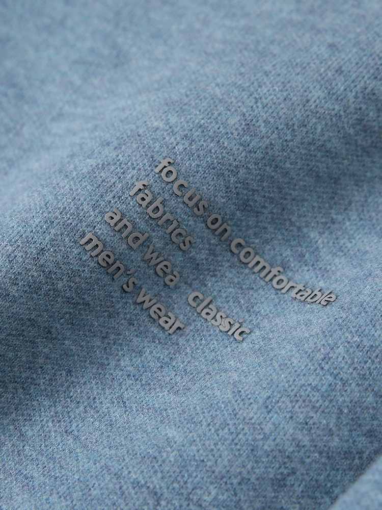 Withdraw cabinet cut label fake two-piece sweater men's autumn and winter warm fashion double collar youth base sweater men's L8M254