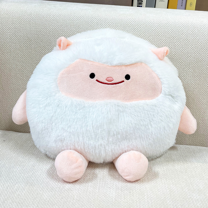 Internet Celebrity Original Leather Sheep Doll Egg Party Peripheral Plush Hot Water Bag Cartoon Cute Charging Electric Heating Bag Hand Warmer