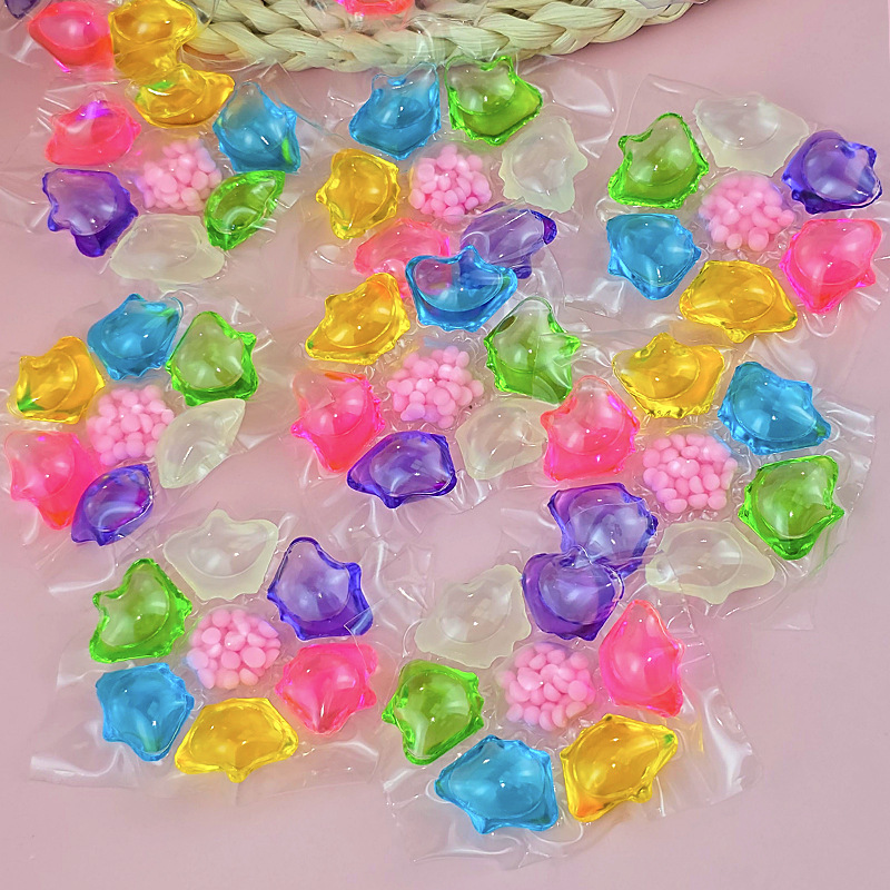 Seven-cavity laundry gel beads multi-effect in one deep cleaning laundry ball fragrance retention soft color protection laundry beads wholesale factory