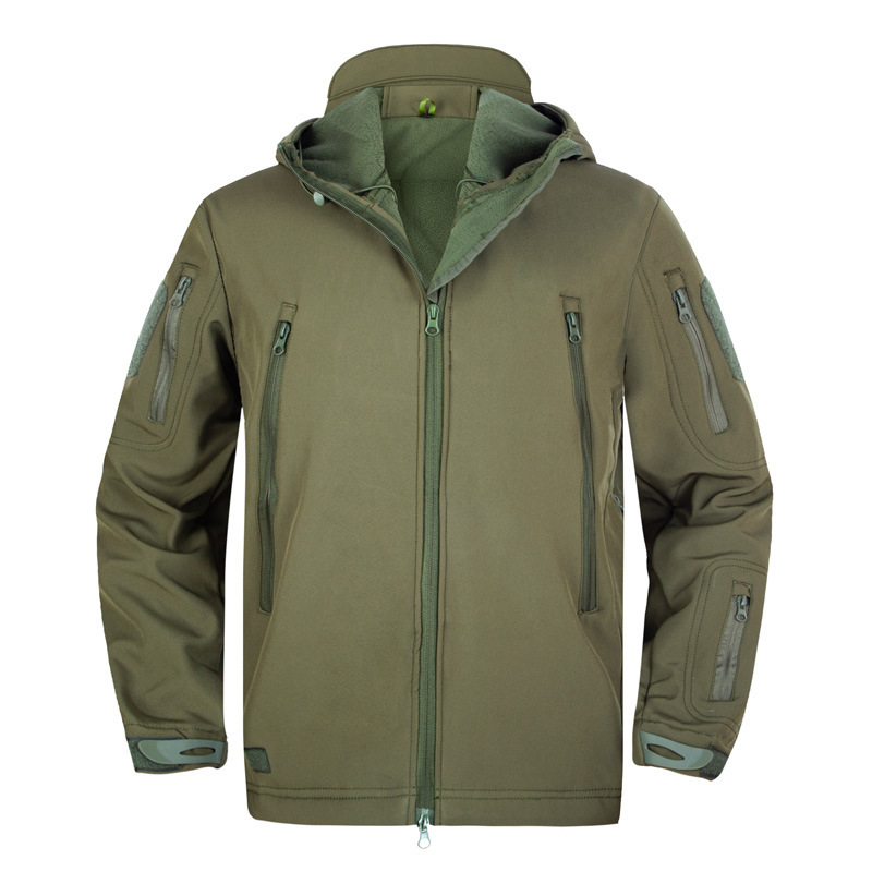 Sharkskin Tactical Jacket Outdoor Waterproof Soft Shell Jacket Top Jacket Fleece