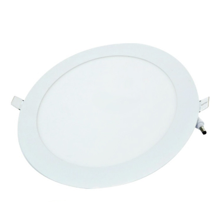 led embedded panel light 12w18w24w concealed round panel light household commercial led panel light