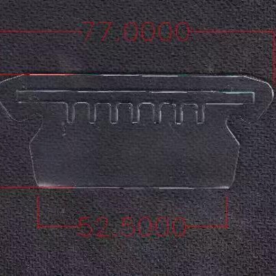 Прозрачный ПВХ зажим для папки с метками, аксессуары для различных висячих ПВХ зажимов, мягкие зажимы для карт