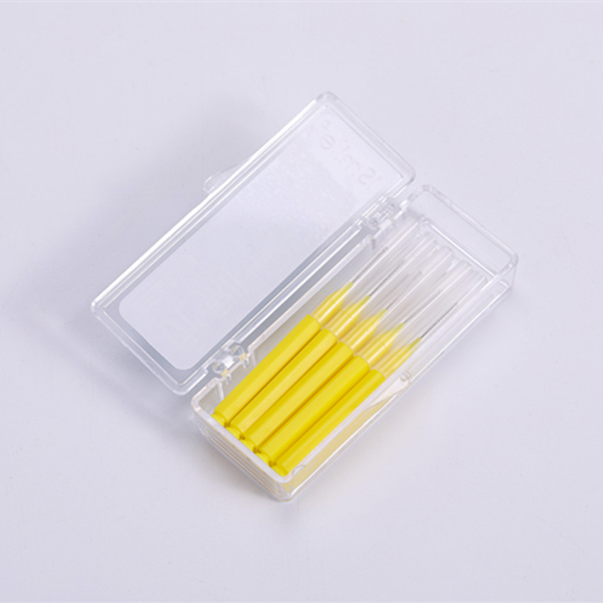 Factory supply orthodontic interdental brush teeth gap cleaning care a variety of color specifications optional interdental brush