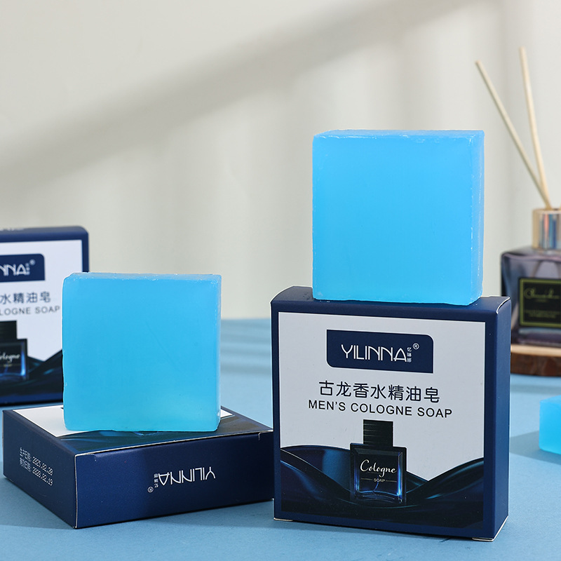 [Yilina] cologne essential oil soap handmade soap cleans and moistens 80G 100G