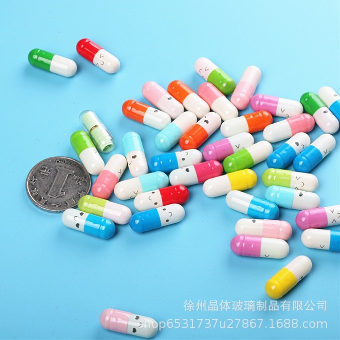 Tanabata Love Capsule Love Letter Wishing Bottle DIY Creative Love Letter Paper Note Small Paper Roll Expression Transparent Love Pills