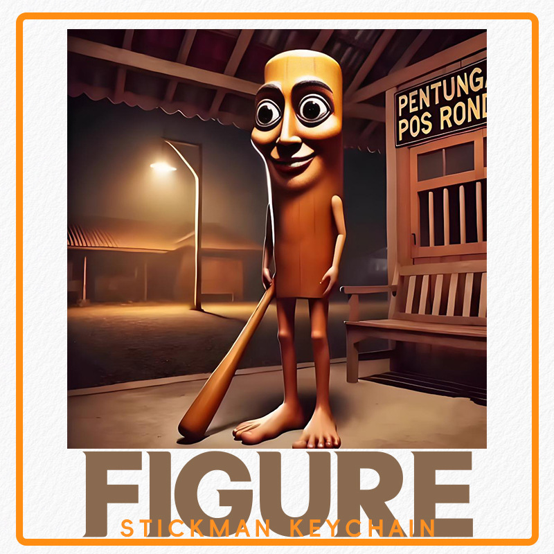 Cross-Border Tungtungtung Sahur Italian Brainrot Wooden Stick Figure Shanhaijing Jointed Figure