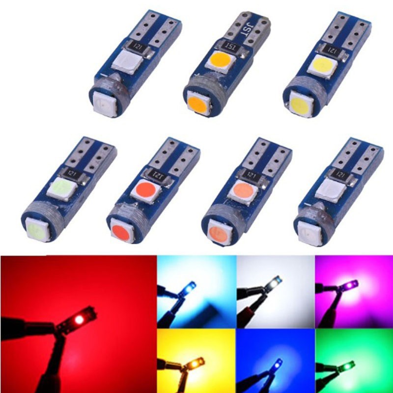 Car LED highlight instrument light T5 3030 3SMD indicator light instrument light central control light highlight display light