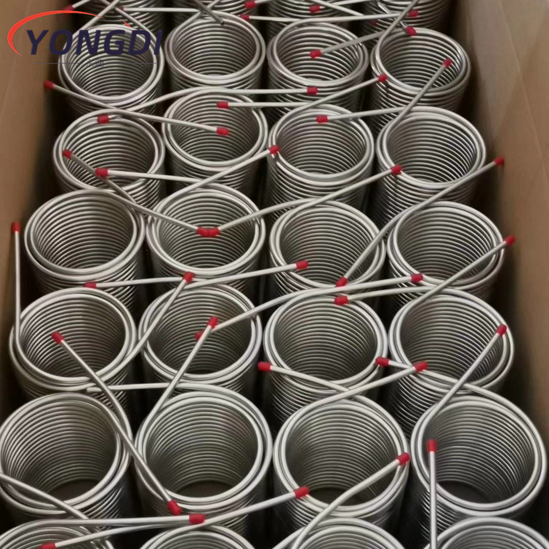 304 Stainless Steel Coil Pipe, Bent Pipe Processing Spiral Heat Exchanger Coil, Water Tank Heat Exchange Coil Processing Wholesale
