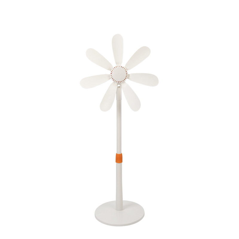Vertical Fan Household Small Floor Fan Soft Leaf Student Dormitory Desktop Audio Static Dormitory Telescopic Bedside Electric Fan