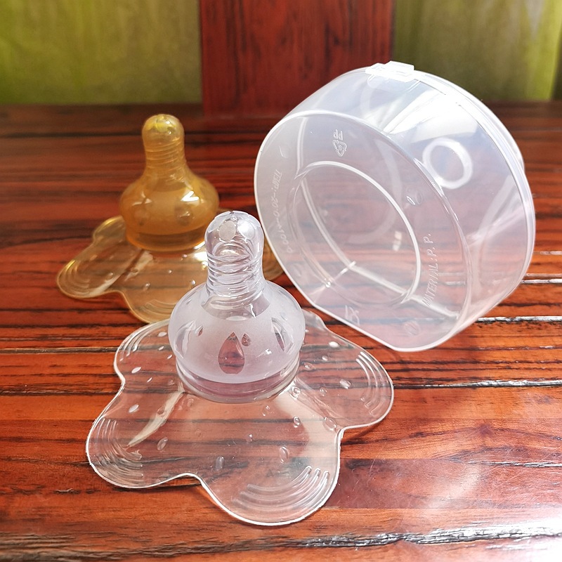 Floral-Shaped Silicone Nipple Shields for Breastfeeding, Anti-Bite Protective Covers, Maternity Supplies, Breathable and Soft Silicone