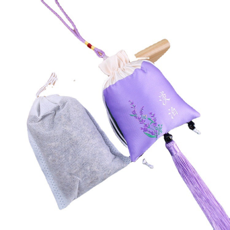 Dragon Boat Festival Wormwood sachet liner empty bag drawstring canvas bag DIY spice bag sachet bag spice bag