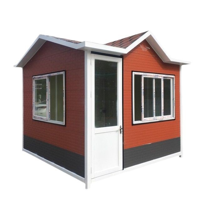 Security Booth Metal Carved Guard Booth European-Style Steel Structure Movable Garbage Room Scenic Area Utility Room Duty Guard Room