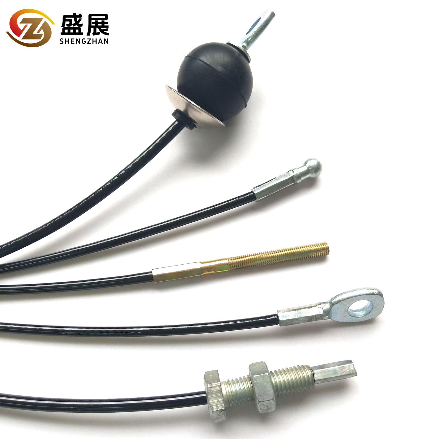 Черное покрытие пластиковое покрытие фитнес-оборудование стальной трос с алюминиевыми рукавами, нержавеющие терминалы, замок для поводка собаки, веревка для стирки