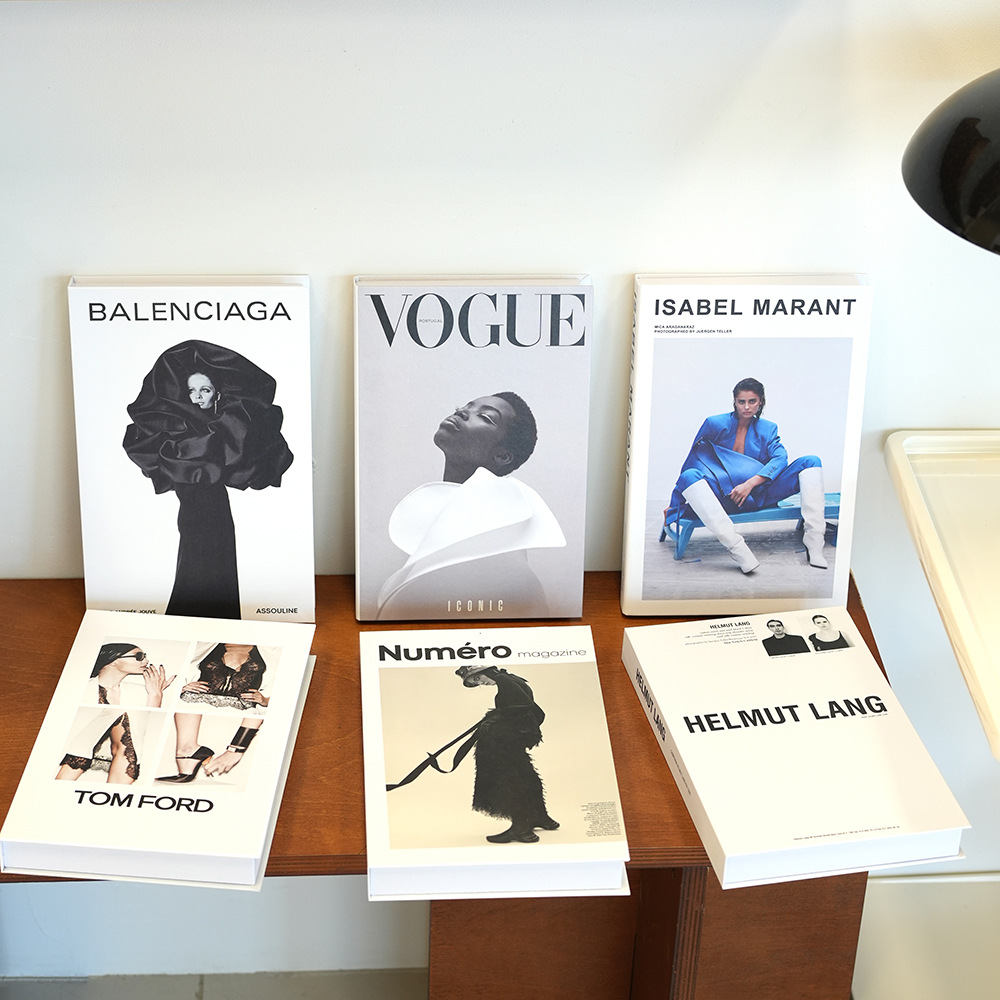 Simple Modern Fake Book Decoration Book Home Style Interior Design Magazine Simulation Book Model Room Soft Dress