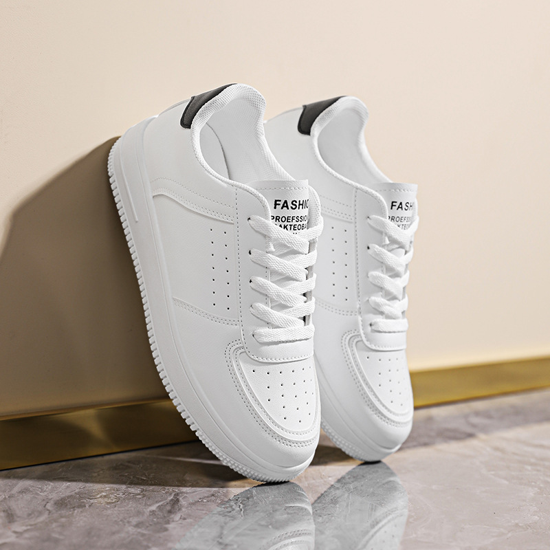 Autumn Women's Shoes New Breathable White Shoes Women's Korean-style All-match Thick-soled Height-increasing sneaker Casual Shoes Trendy Shoes