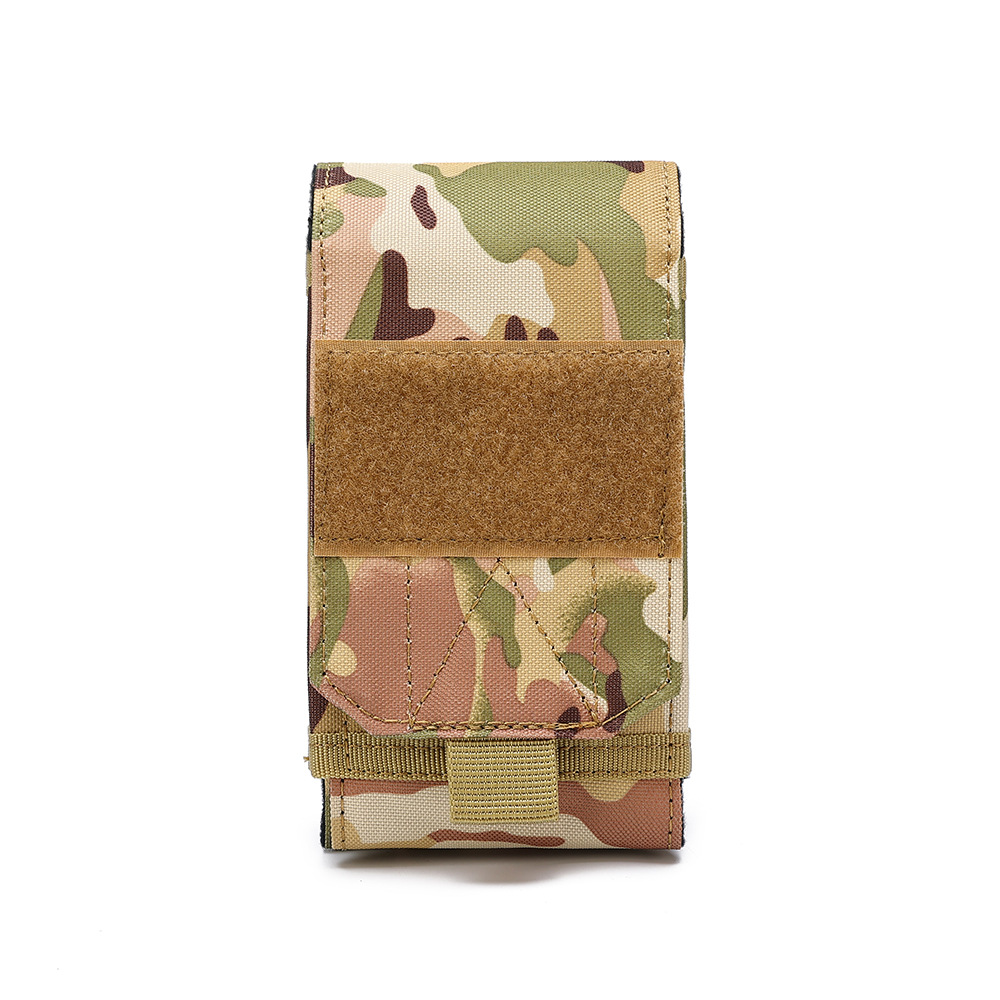 Zhongyi New Outdoor Tactical Military Fan Double Layer Mobile Phone Bag Charging Treasure Mobile Phone Change Sundry Storage Bag
