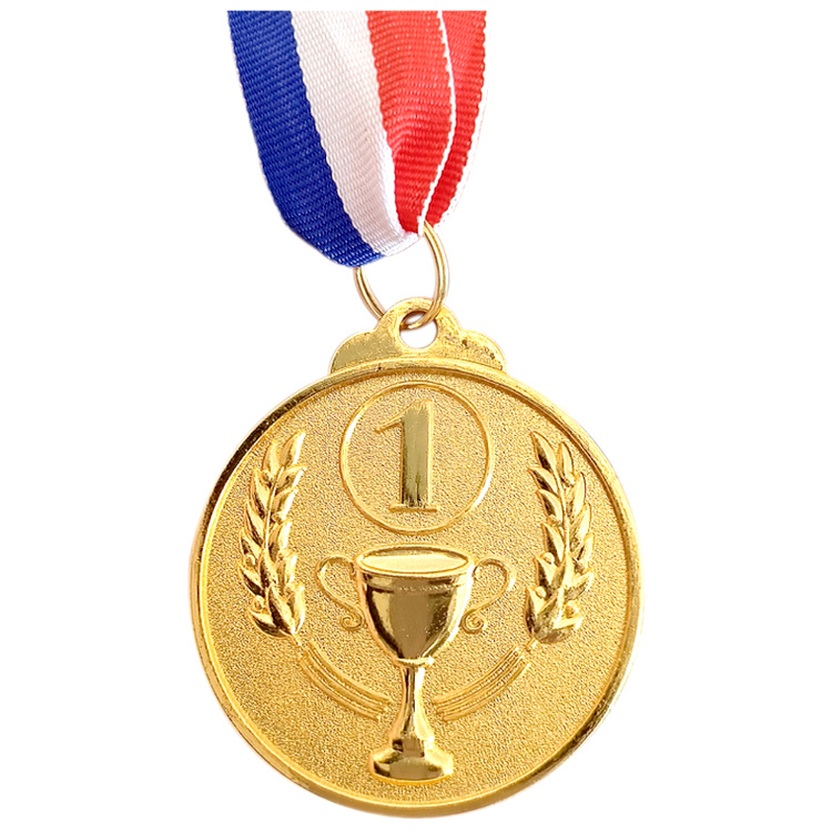 Medal Production Student Trophy 123 Listed Gold, Silver and Bronze Medal Children's Games Marathon Medal