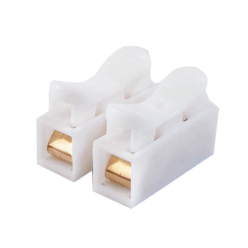 Pure copper wire connector CH2 position push-type docking terminal lamp terminal quick connector