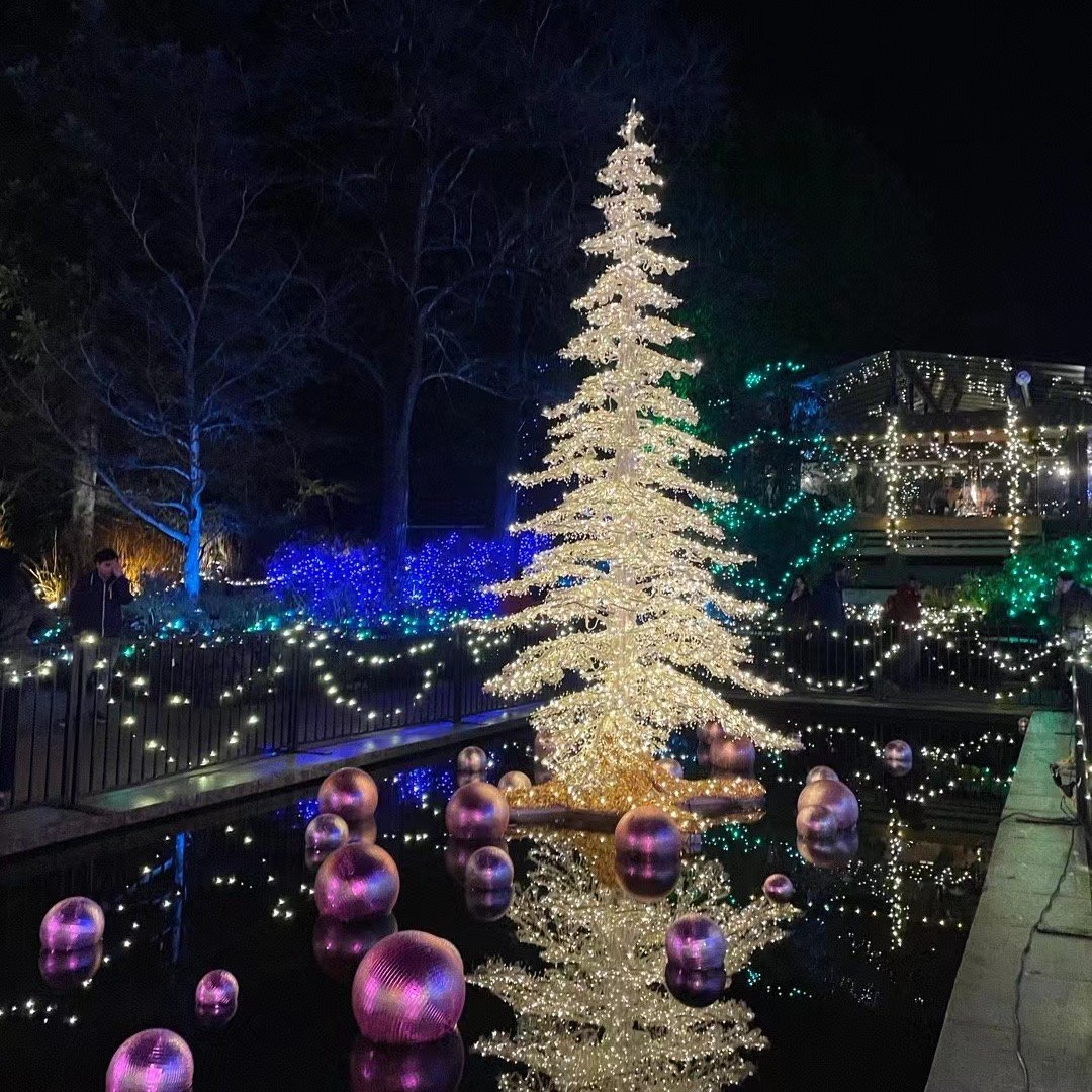 Customized Simulation Christmas Tree-Shaped Outdoor Decorative Lighting Atmosphere Lamps from the Light Source Factory