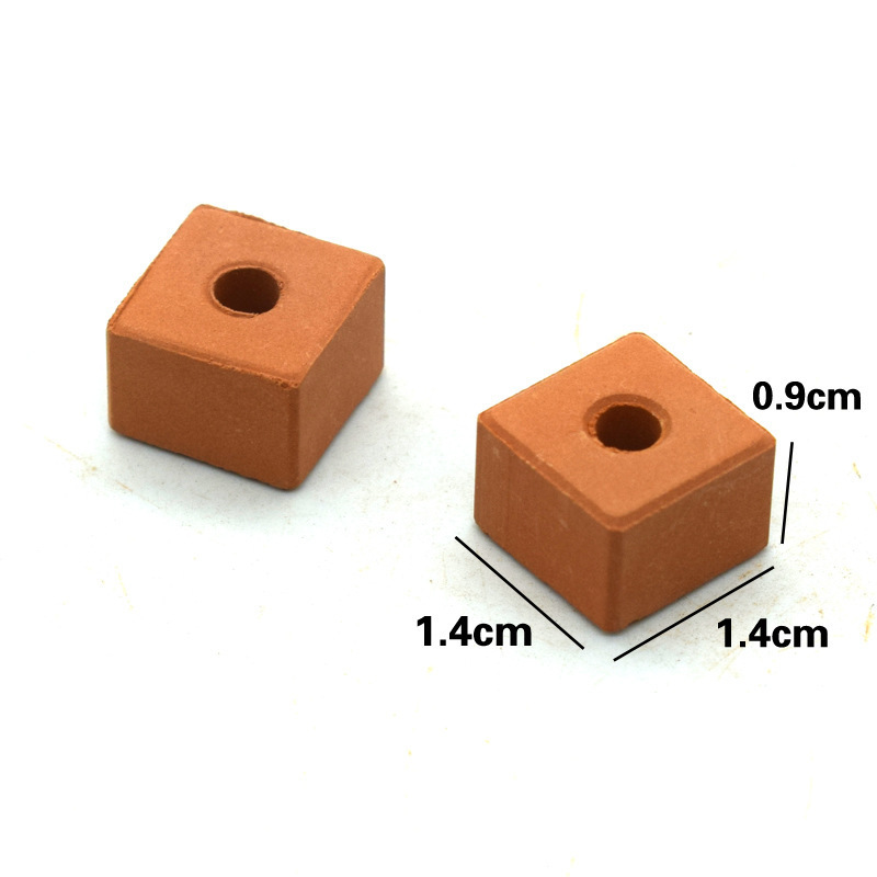 1 to 12 Model Small Brick Ceramic Building Blocks Educational Toys Small Masons Building Houses Red Brick Handmade Shop